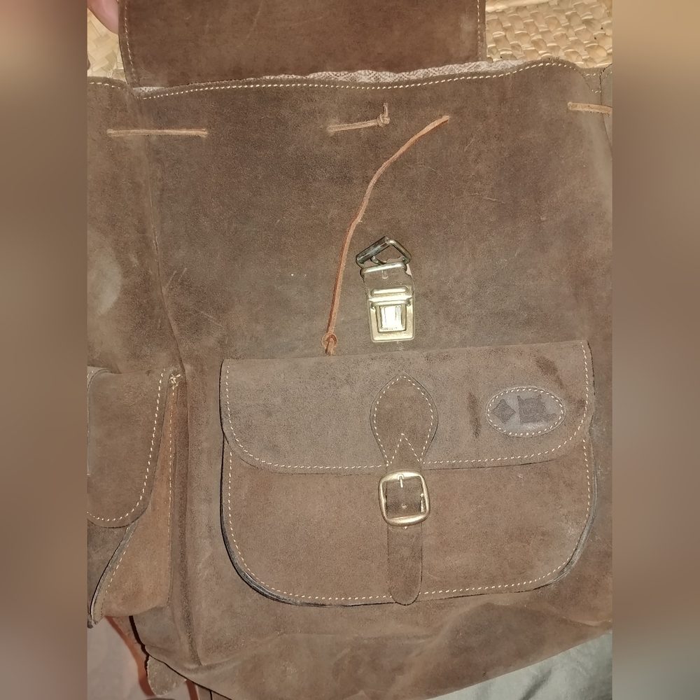 Leather Backpack Bag - image 5